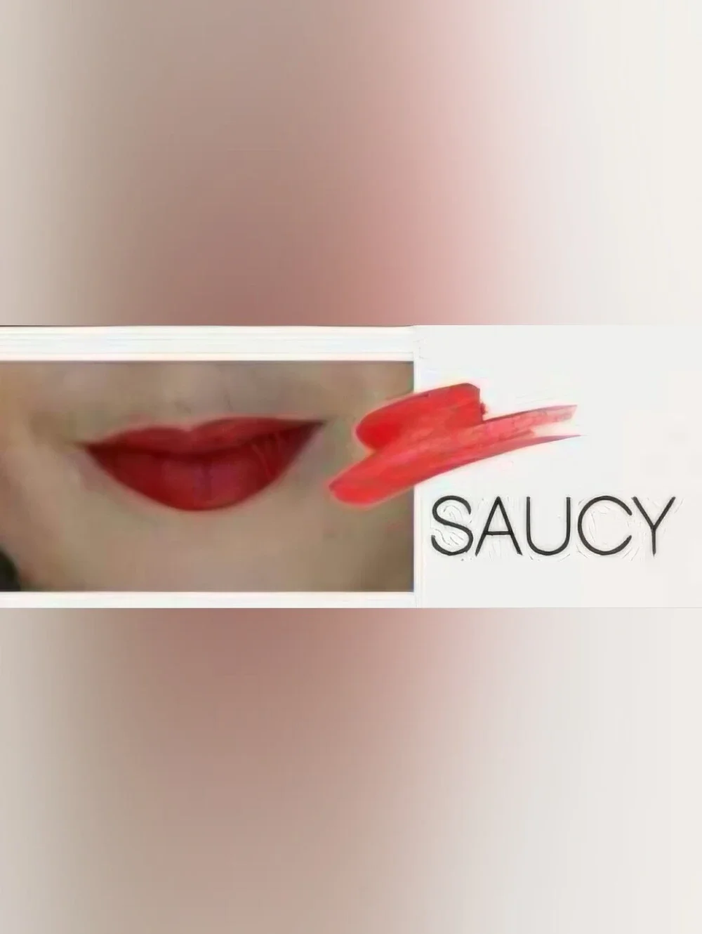 Younique Moodstruck Minerals Stiff Upper Lip Stain - Saucy